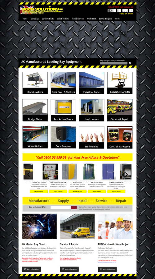 UK Dock Leveller Manufacture screenshot 1